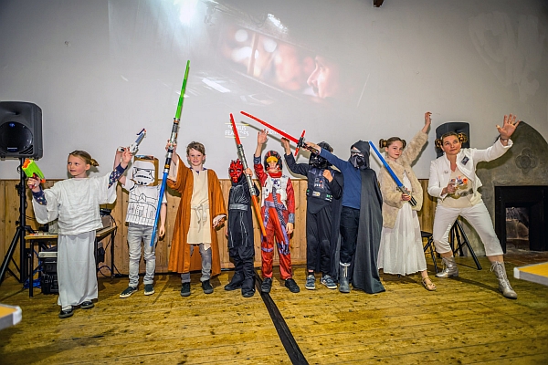 Star Wars evening at Exeter Street Hall.