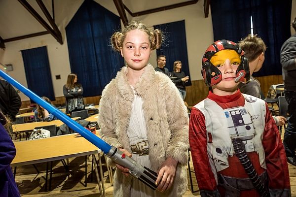 Star Wars evening at Exeter Street Hall.