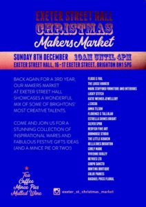 Exeter Street Hall Xmas Makers Market 2019