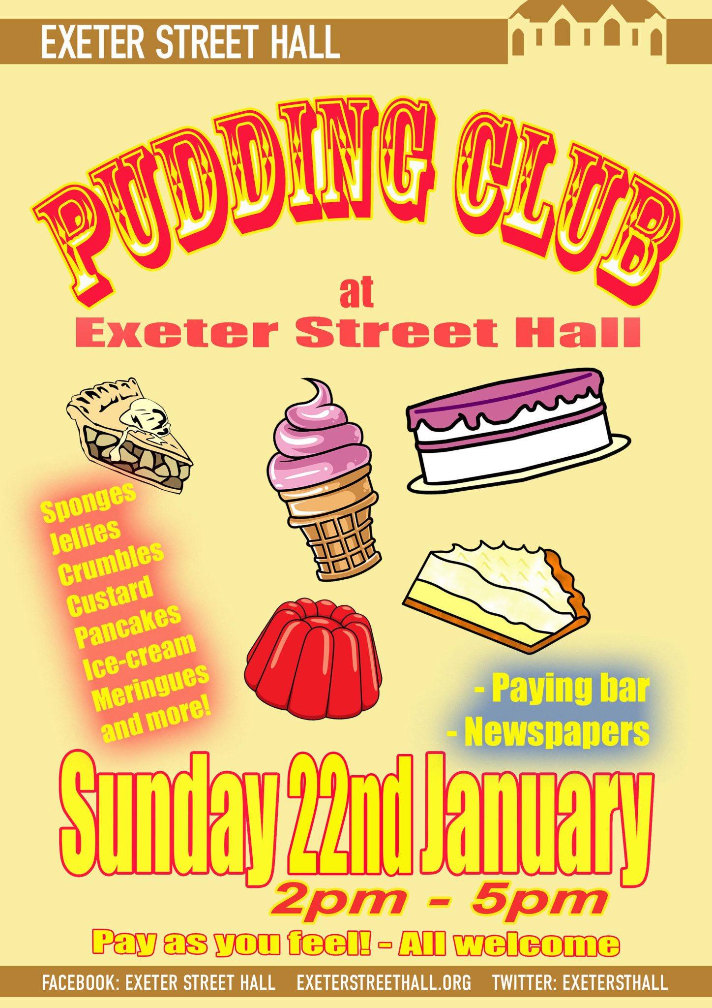 Pudding Club Exeter Street Hall