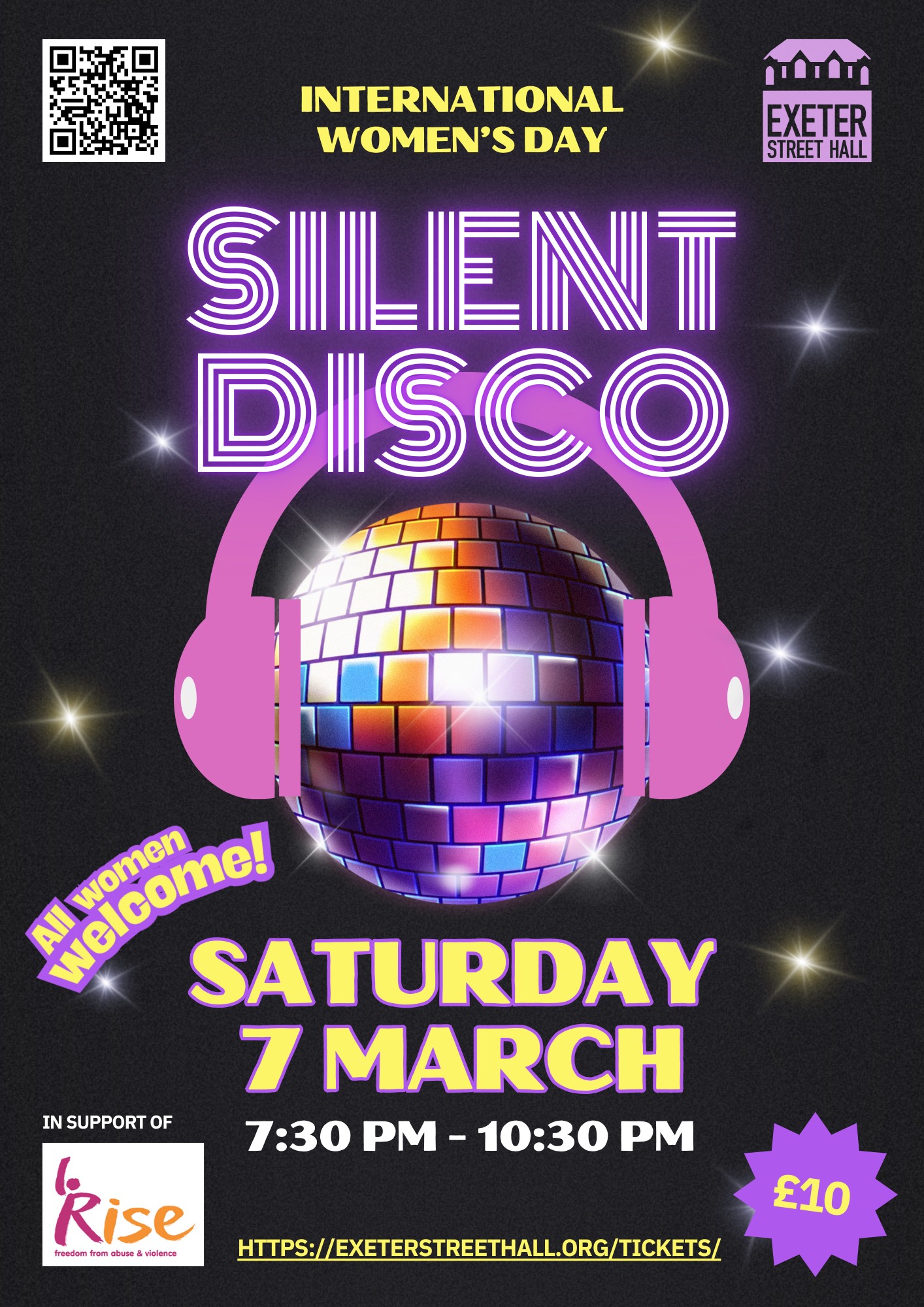 Silent Disco - Celebrating International Women's Day