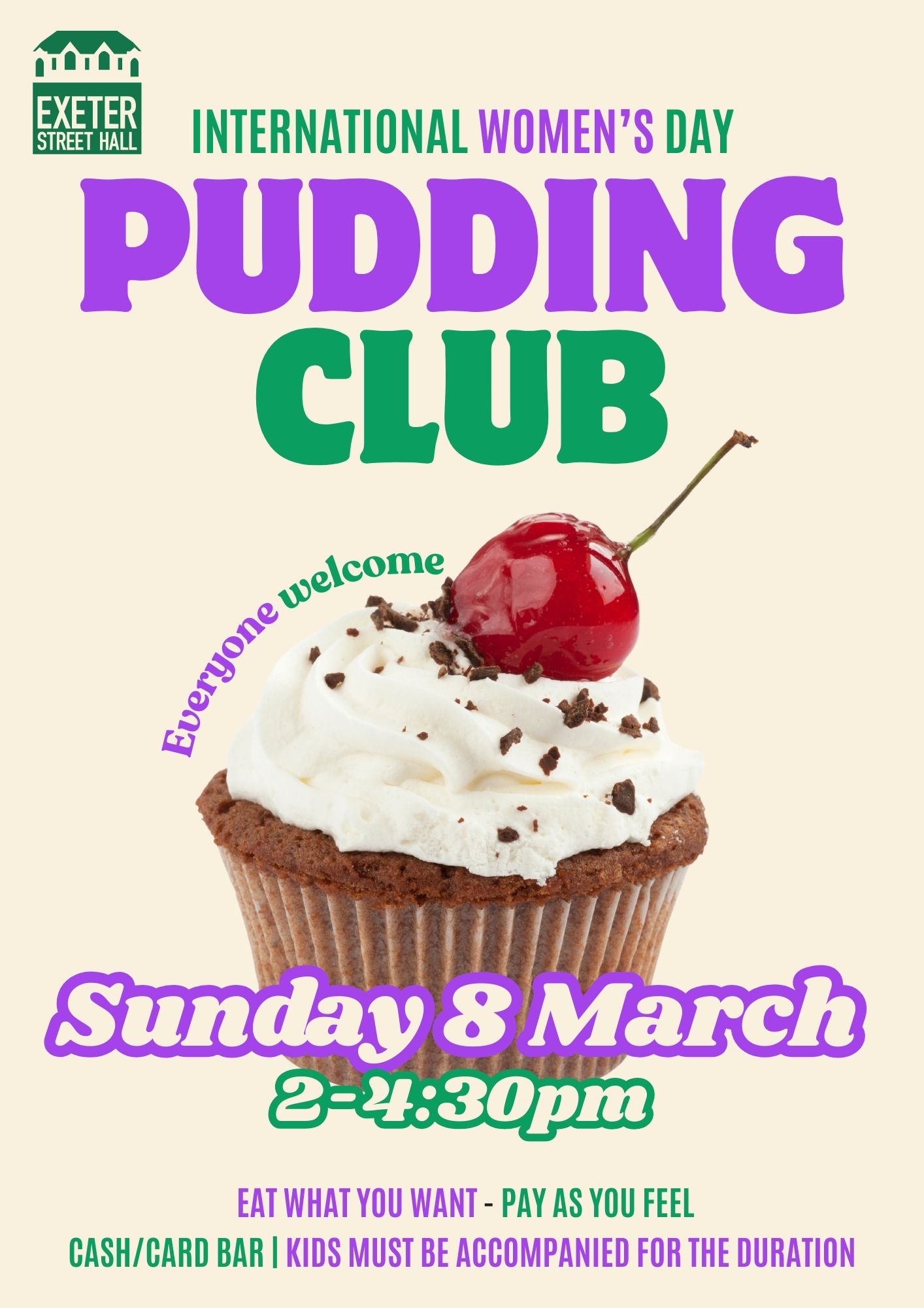 Pudding Club - Celebrating International Women's Day