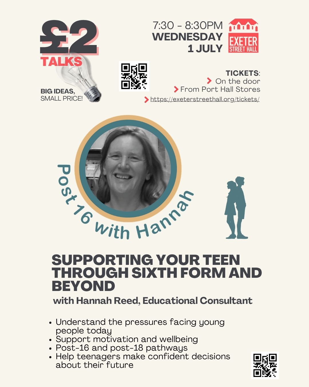 £2 Talk - Supporting Your Teen Through Sixth Form and Beyond
