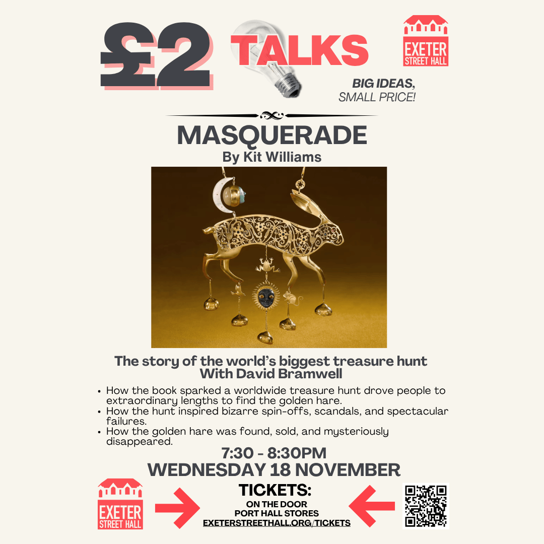 £2 Talk Masquerade by Kit Williams - the story of the world's biggest treasure hunt with David Bramwell