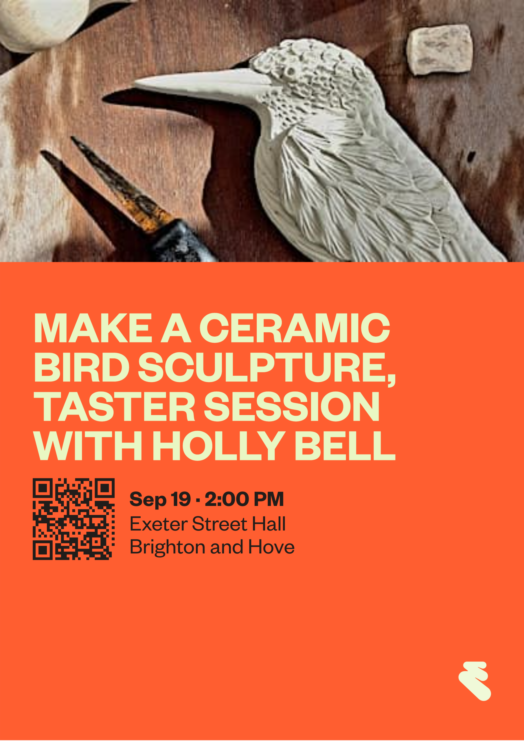 Make a ceramic bird sculpture, taster session with Holly Bell